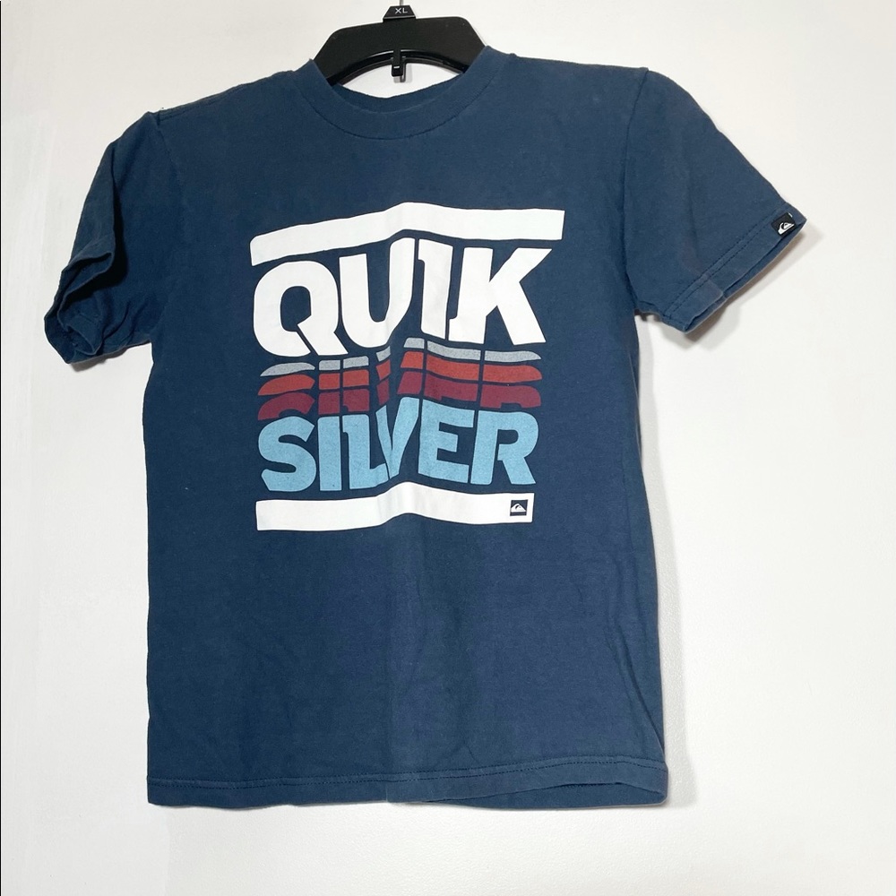 Quiksilver Blue/White/Red T-shirt Size (M)